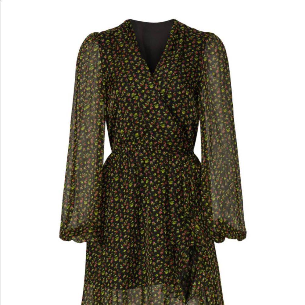 Caroline Constas Vivian Winter Rose Dress
